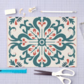 Niedliches spanisches Fliesenmuster Seidenpapier (Handwerk)