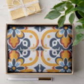 Niedliches spanisches Fliesenmuster Seidenpapier (Geschenk)