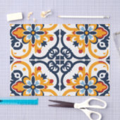 Niedliches spanisches Fliesenmuster Seidenpapier (Handwerk)