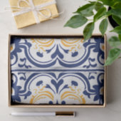 Niedliches spanisches Fliesenmuster Seidenpapier (Geschenk)