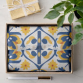Niedliches spanisches Fliesenmuster Seidenpapier (Geschenk)