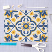 Niedliches spanisches Fliesenmuster Seidenpapier (Handwerk)