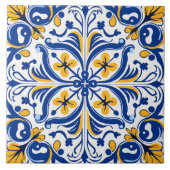 Niedliches Spanischmuster Fliese (Vorderseite)