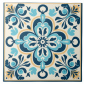 Niedliches Spanischmuster Fliese (Vorderseite)