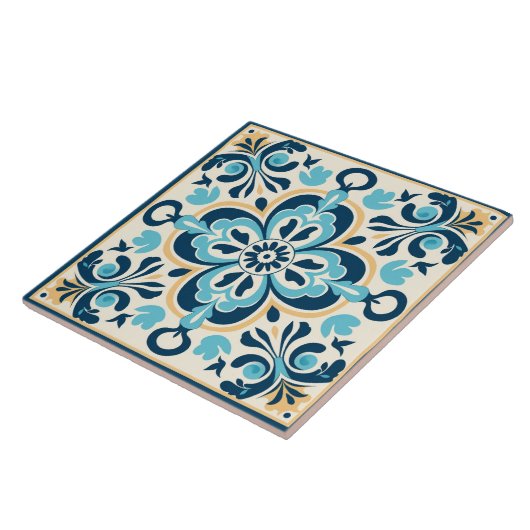 Niedliches Spanischmuster Fliese (Seite)