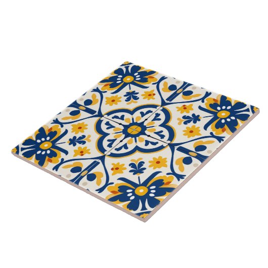 Niedliches Spanischmuster Fliese (Seite)