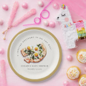 Niedliches Special Delivery Pizza Baby Dusche Part Pappteller (Party)