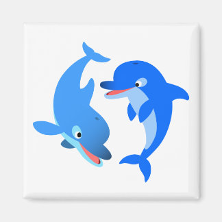 Niedliches Spiel Cartoon Dolphina Magnet
