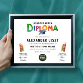 Niedliches, spielerisches und farbenfrohes Kid Gra Poster