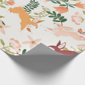 Niedliches, spielerisches und farbenfrohes Sonnenm Geschenkpapier (Ecke)