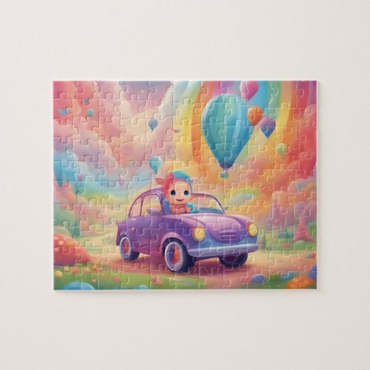 Niedliches Spielzeugauto Puzzle (Horizontal)