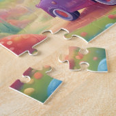 Niedliches Spielzeugauto Puzzle (Seite)