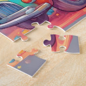 Niedliches Spielzeugauto Puzzle (Seite)