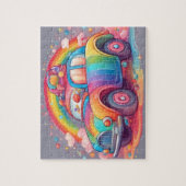 Niedliches Spielzeugauto Puzzle (Vertikal)