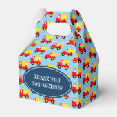 Niedliches Spielzeugkipper-Party 1. Geburtstag Geschenkschachtel (Rückseite)