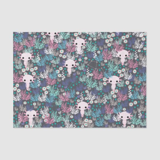 Niedliches Spinnpapier Seidenpapier (Vorderseite)