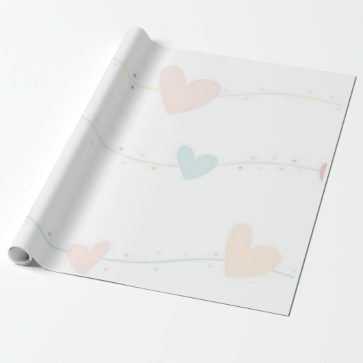 niedliches Spiralbuch Geschenkpapier (Ungerollt)