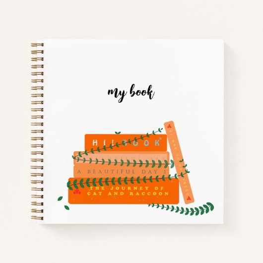 Niedliches SpiralNotebook | Mein Buch (Vorderseite)