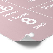 Niedliches Spitzname Ein Halloween-Meilenstein-Zei Poster (Ecke)