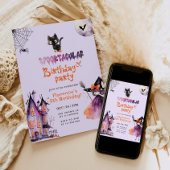 Niedliches Spooktacular-Halloween-Party Einladung
