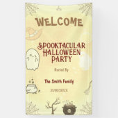 Niedliches Spooktakuläres Halloween-Party Banner (Vertikal)