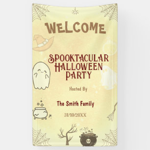 Niedliches Spooktakuläres Halloween-Party Banner