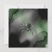 Niedliches Spooky Monster Bash Halloween-Party Einladung (Rückseite)