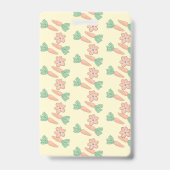 Niedliches Spring Bunny Library Hall Abzeichen Ausweis (Rückseite)