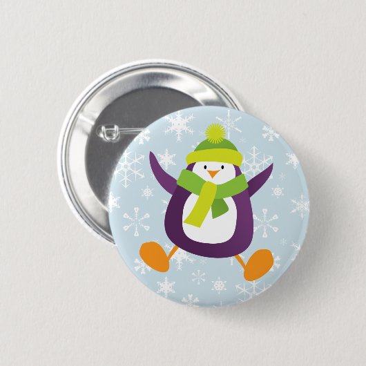 Niedliches springendes lila button (Vorne & Hinten)