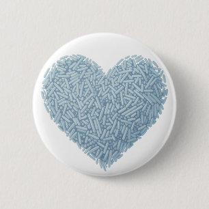 Niedliches Sprinkherz   Baby Sprinkle Button