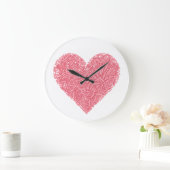 Niedliches Sprinkherz | Baby Sprinkle Große Wanduhr (Zuhause)