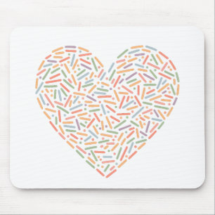 Niedliches Sprinkherz Baby Sprinkle Mousepad