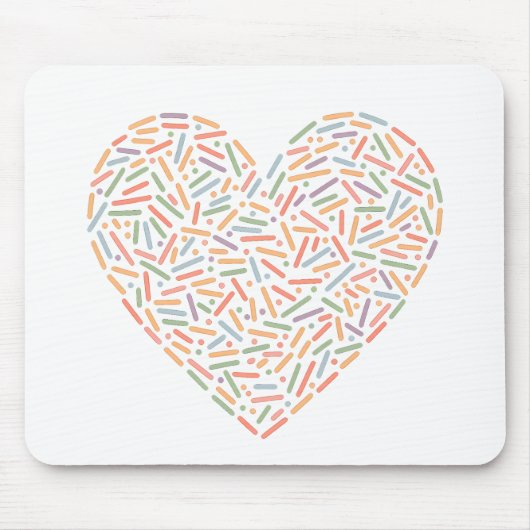 Niedliches Sprinkherz | Baby Sprinkle Mousepad (Vorne)