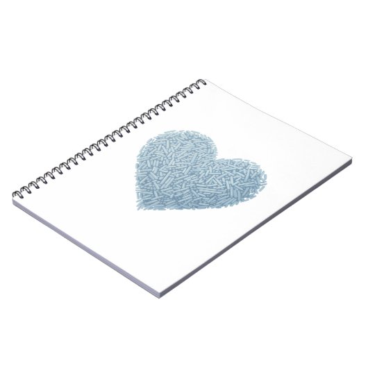 Niedliches Sprinkherz | Baby Sprinkle Notizblock (Linke Seite)