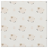 Niedliches Sprungschaf Stoff (Nahaufnahme)