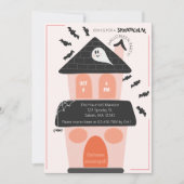 Niedliches Spuk Halloween-Party Einladung (Vorderseite)