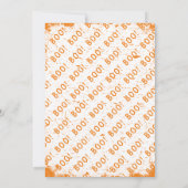 Niedliches Spuk Haus mit Gespenstern Halloween-Par Einladung (Rückseite)