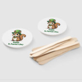 Niedliches St. Patrick's Day Eichhörnchen mit Grün Fächer (Non-assembled)