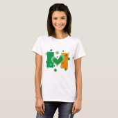 Niedliches St. Patricks Day Shirt unter irischer F (Vorne ganz)