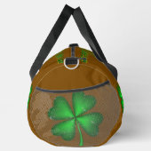 Niedliches St Patrick's Gnome Schlafen auf braun | Duffle Bag (Rechts)