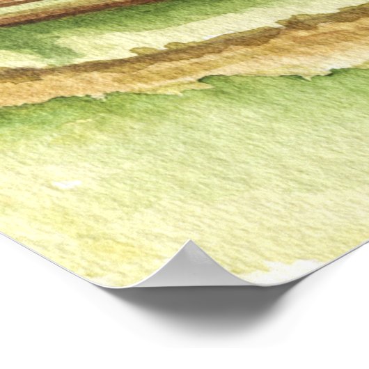 niedliches Stallland Poster (Ecke)