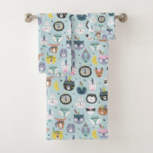 Niedliches Stammes- Gesichts-Muster Badhandtuch Set (Insitu)