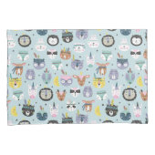 Niedliches Stammes- Gesichts-Muster Kissenbezug (Vorderseite-Rechts)