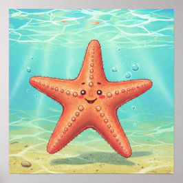 Niedliches Starfish Poster