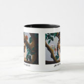 Niedliches Steampunk-Top-Hat-Owl Tasse (Zentrum)