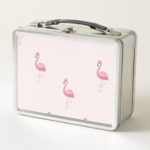 Niedliches stehend rosa Flamingo