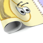 Niedliches Steppdeckenmuster auf Geschenkpapier (Rolleneckpunkt)