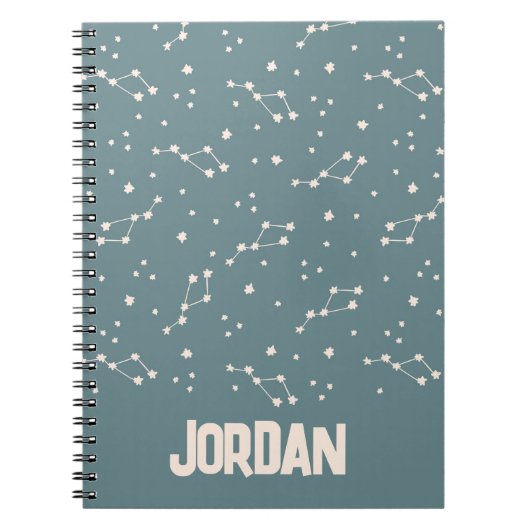 Niedliches Sternbild Notizblock (Vorderseite)