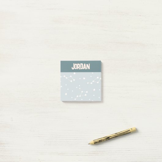 Niedliches Sternbild Post-it Klebezettel (Auf Schreibtisch)