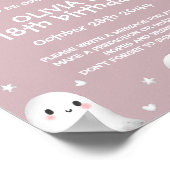 Niedliches Sternzeichen zu Halloween Time Kapsel Poster (Ecke)